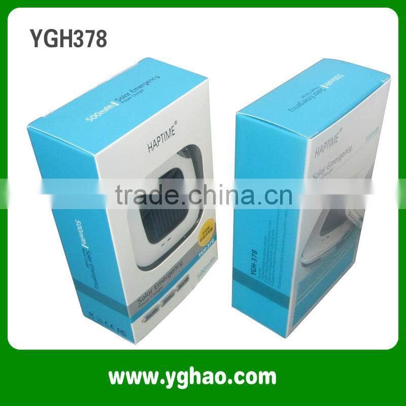 product new 2016 Waterproof solar charger solar mobile phone charger usb power bank