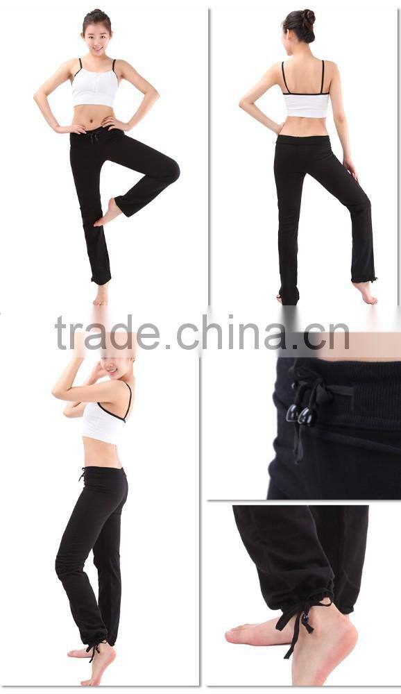 Women Leisure Drawstring Dance Pants (WE02003)
