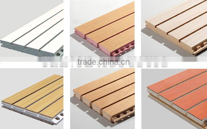 Soundproof mdf wall panel sound absorb wooden wall panel