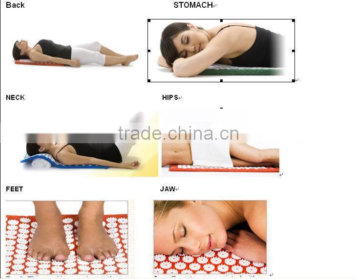 massage travel mat /back pain treament device