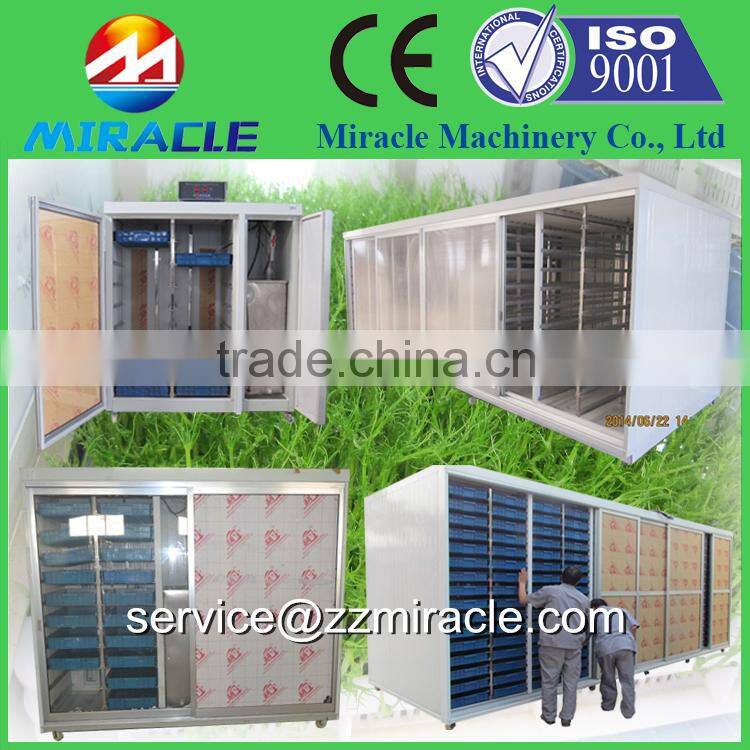 CE Certification Full automatic hydroponic fodder machine for cattle horse sheep green fresh grass feed