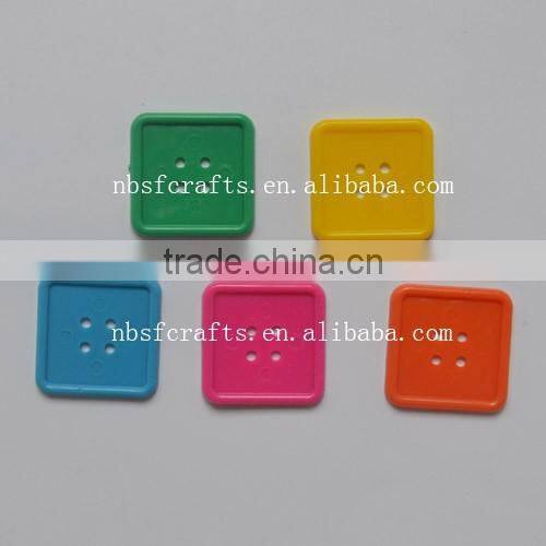 4 hole multicolor kid plastic sewing button for kids clothing