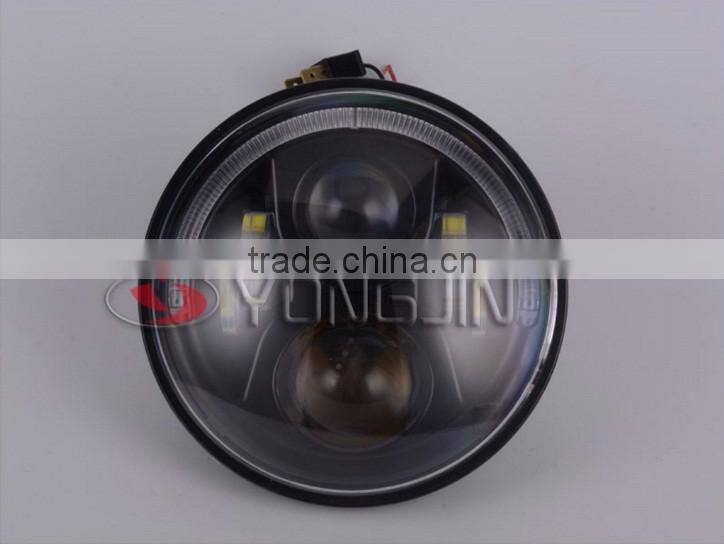 7 Inch Motorcycle LED DRL Projector Headlights With Angel Light for Honda
