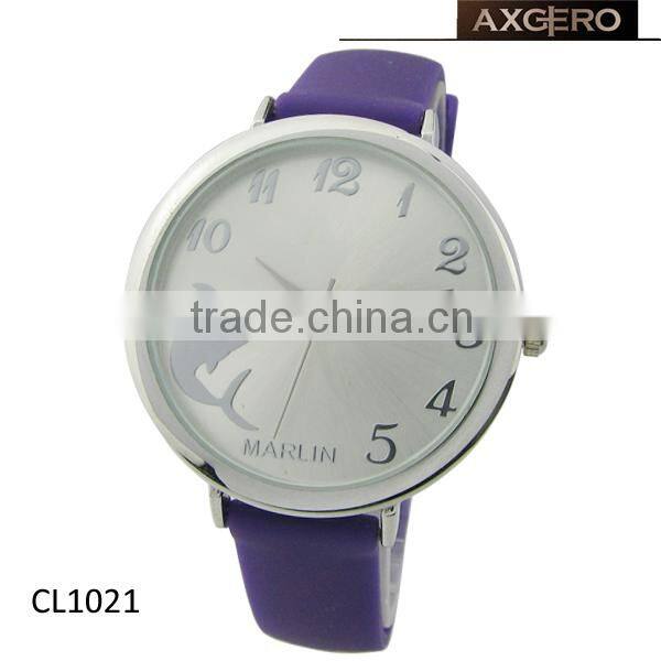 Silicone japan movement quartz watch sr626sw zinc alloy case silicone wrist watches for women
