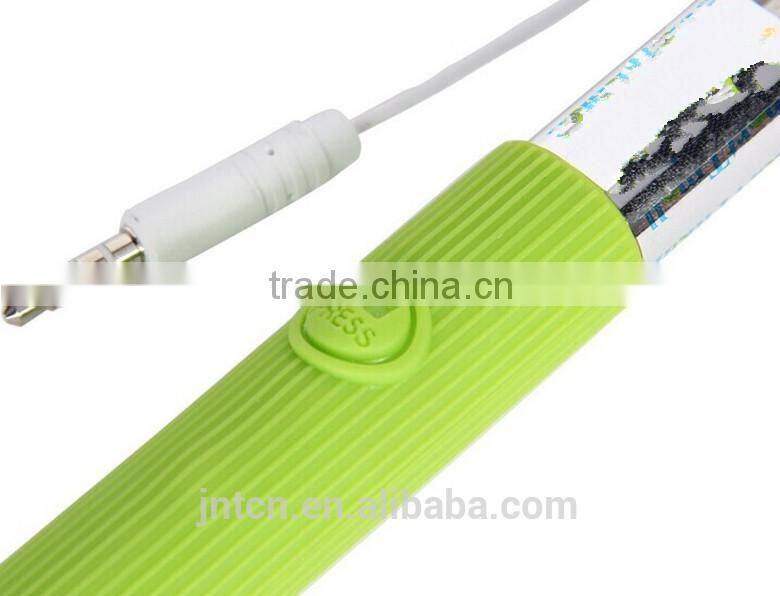 Hot seller!high quality selfie stick shutter button with wire QC11