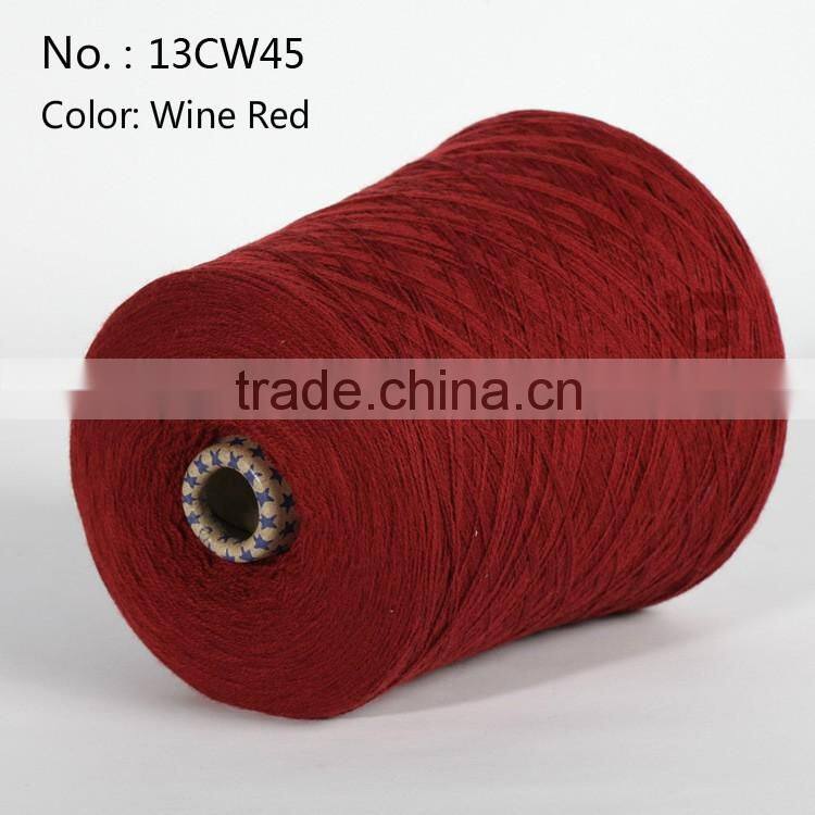 woolen 2/26nm 100% merino wool yarn, 80s tops mercerized