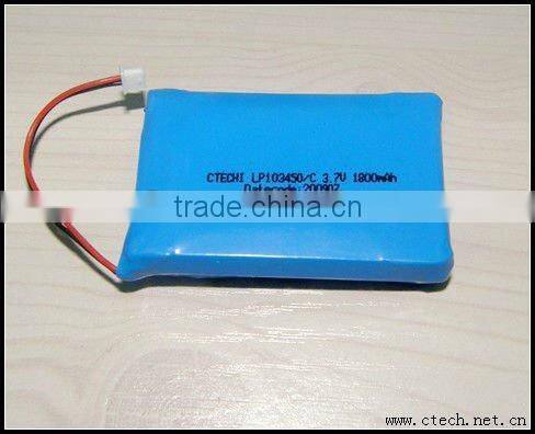 1800mah 3.7v li ploymer battery