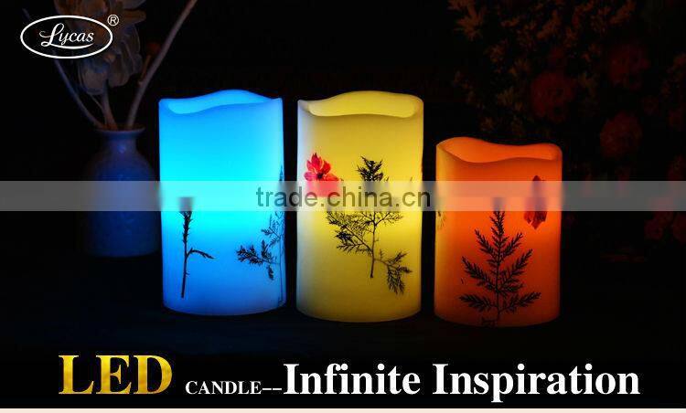 Reative soy wax candle gift set wholesale, wax LED candle, flameless LED candles