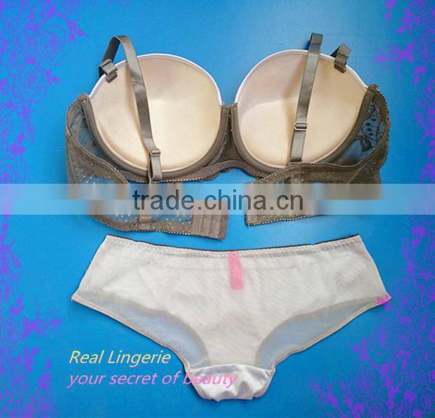 Sexy and Fashion Plus Size Bra Set