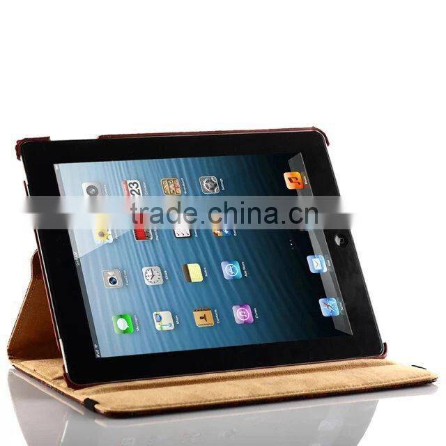 Flower 360 rotate stand leather case For iPad 6