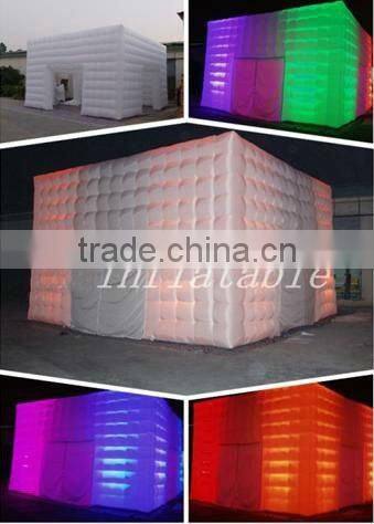 New design LED lighting Inflatable dome tent for party