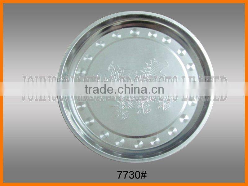 Serving Plate Decorated Lotus