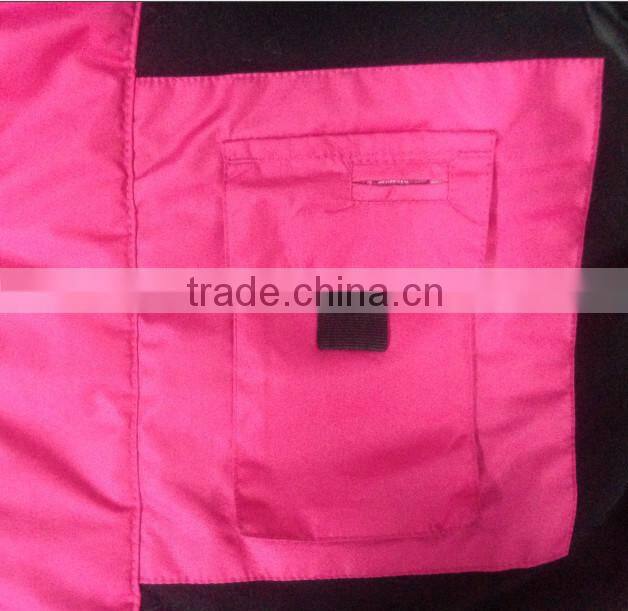 100% nylon ladies high quality Ski /snow jacket & winter jacket &windproof&waterproof&breathable