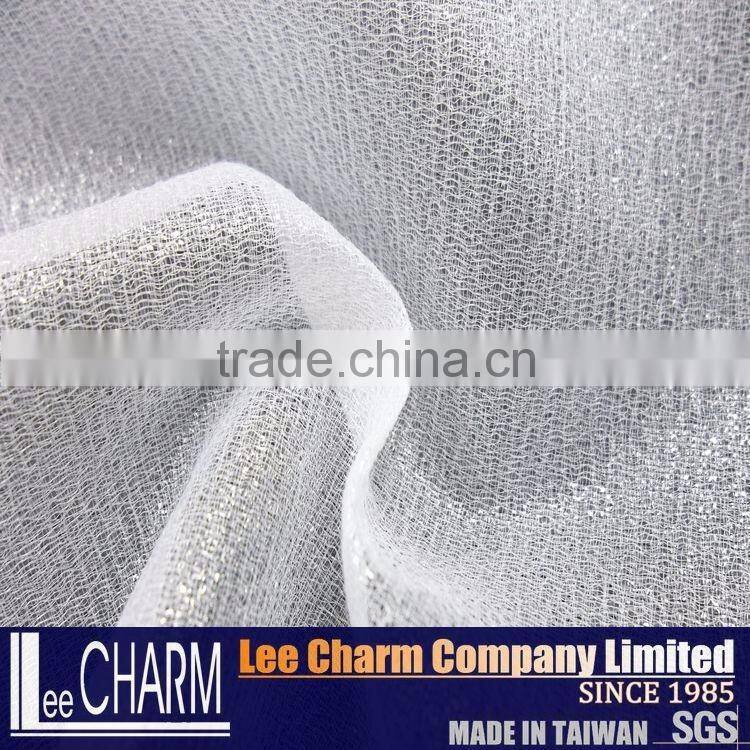 Ruffled Organza Printed Fabric