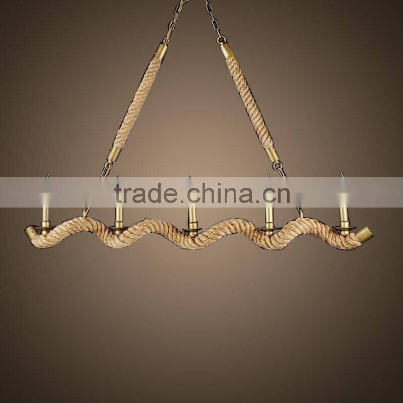 America vintage with rope industry pendant lamp