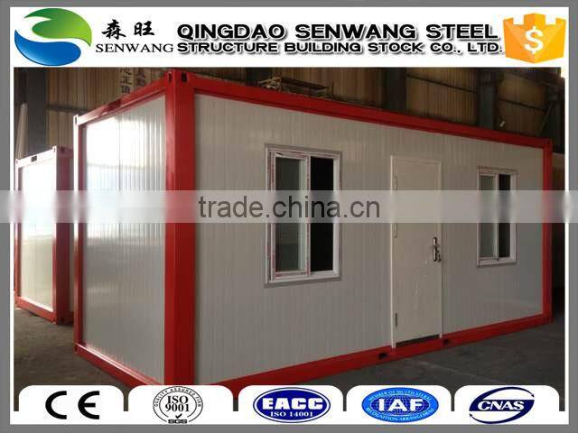 2017 newest prefab house low cost three room construction container house