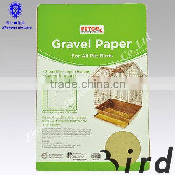 pet birds cage accessories gravel paper