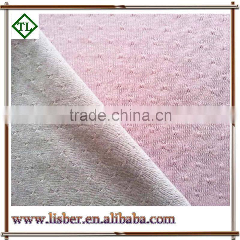 double-knitting jacquard / bubble double side knitted jacquard