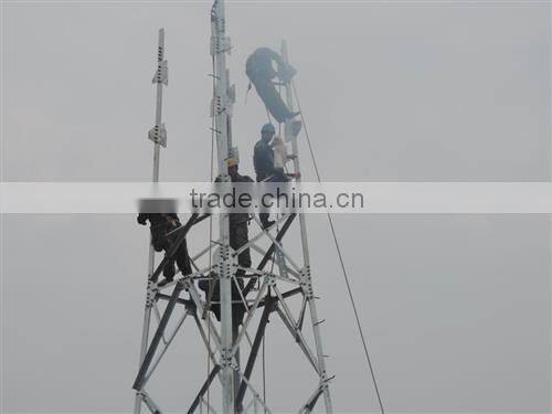 Self supporting galvanized guard steel towers