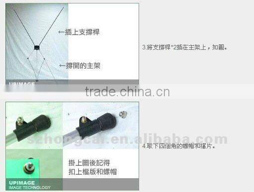 Good quality underground advertising X banner stand