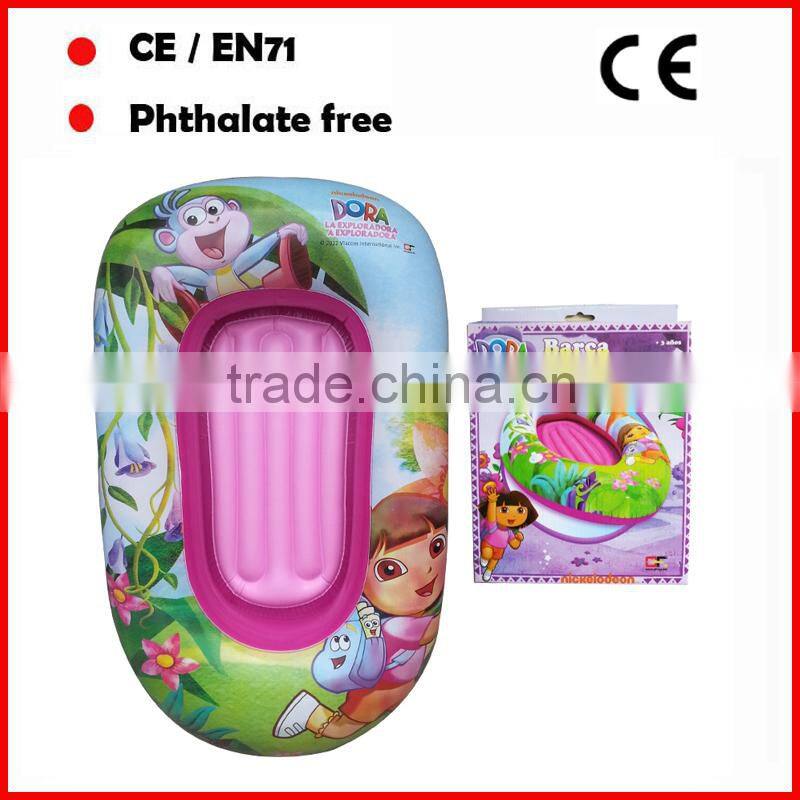 Durable PVC inflatable boats with ropes