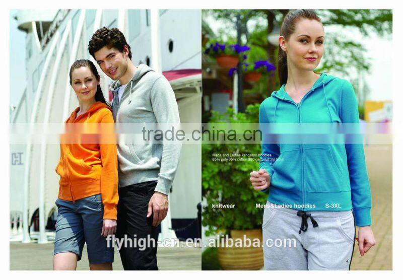 Men's fashion design cotton with polyester hoodies