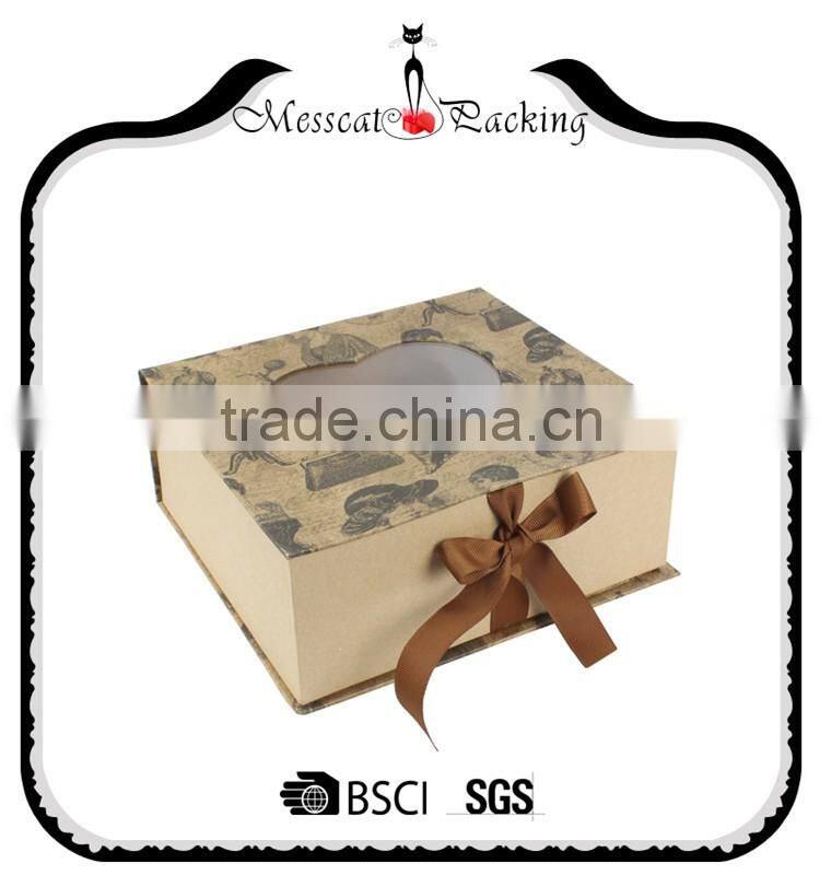 Handmade Recyclable Paper Wedding Gift Box For Chocolate