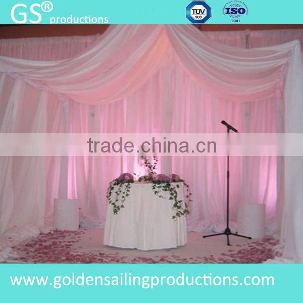Wholesale backdrop pipe and drape for wedding, stage, trade show