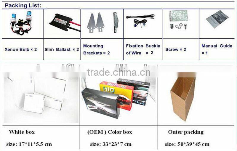 Hottest! Factory sale xenon HID kits H4-2 AC/DC 12V 35W