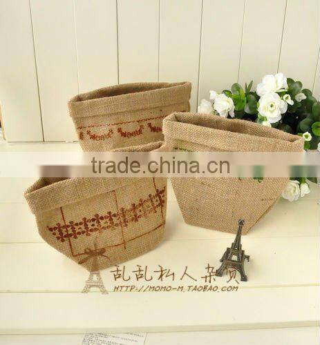 mini jute storage bags