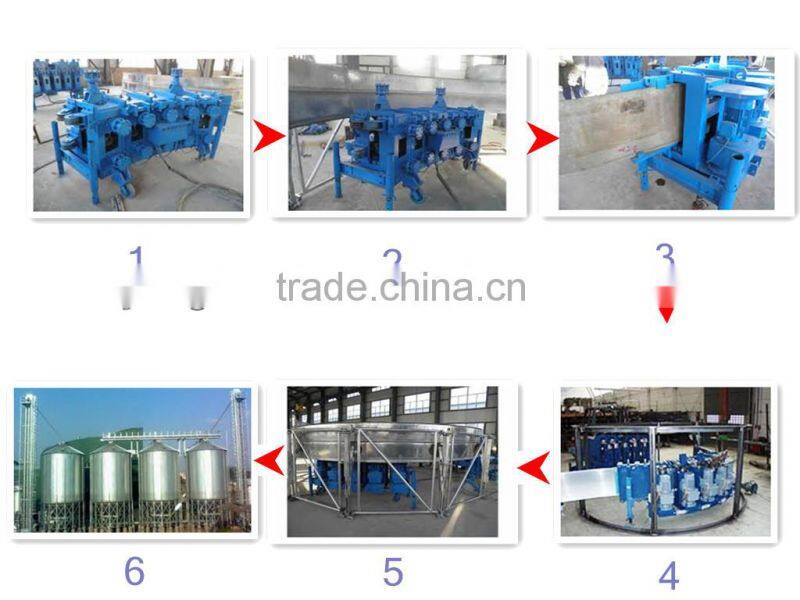 LS40 Spiral steel silo making machine