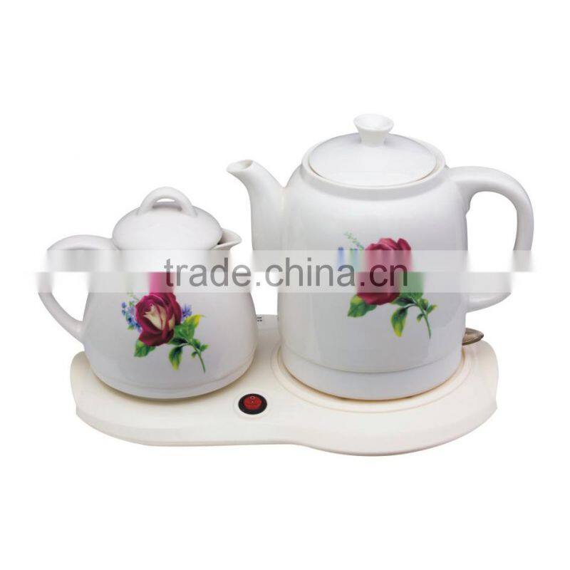 OEM 1.0L small design ceramic kettle high quanlity personalized ceramic tea pots