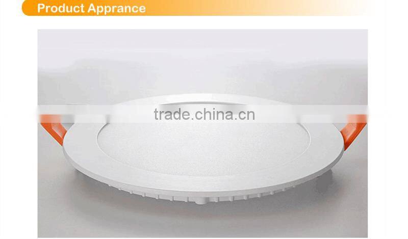 high quality 12W green technology round led panel light indoor