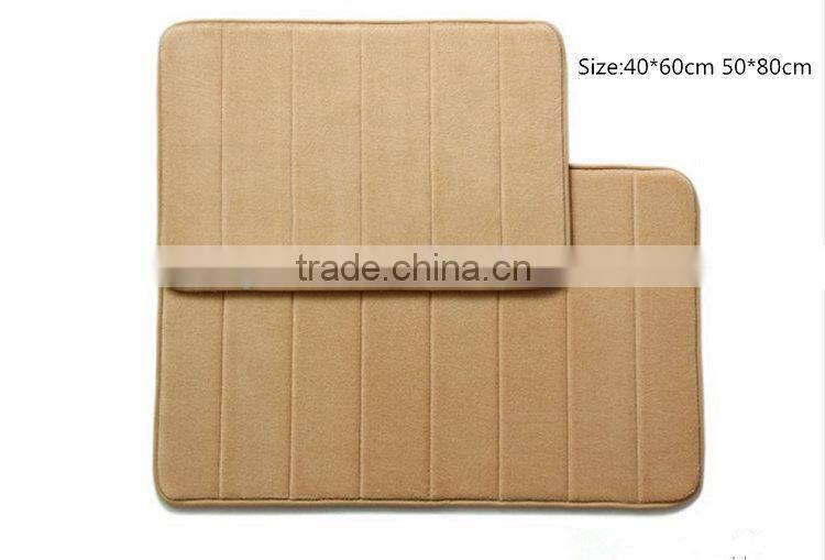 Classical Design bath mat changes color , cotton bath mat