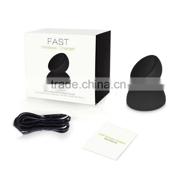 Latest Fast Charge Qi Wireless Charging Pad for Galaxy S7 S6 Edge Note 5
