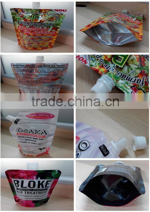 juice spouted pouch,Hot Sale Drink Bag,China supplier wholesale plastic spout pouch bags