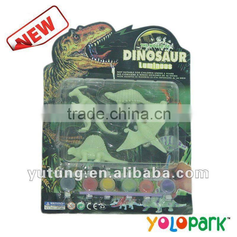 noctilucent dinosaur colour painting toy