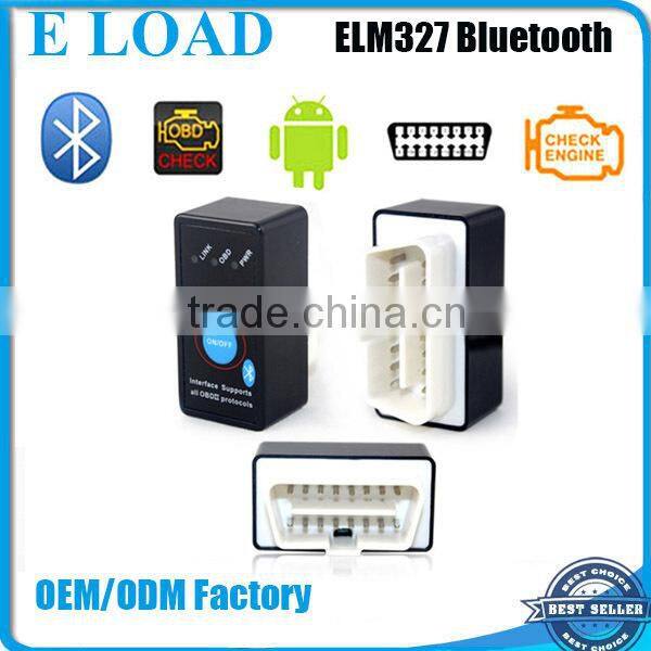 Power Switch ELM 327 Bluetooth OBD2 Diagnostic interface Fast shipping