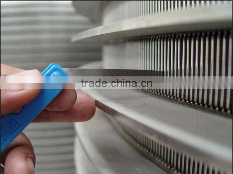 Stainless steel wire mesh pressure screen basket for paper making