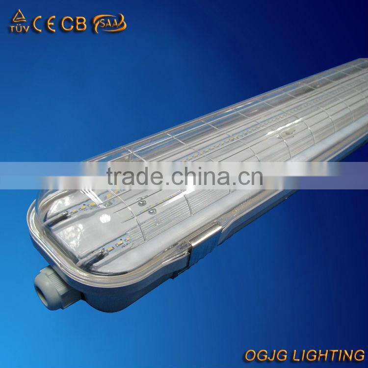 Striped tri-proof led light for Exhibition Hall Parking place Gas station