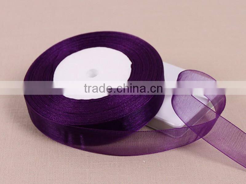 38mm red woven edged organza ribbon wedding foral card craft making gift cake flower decoration