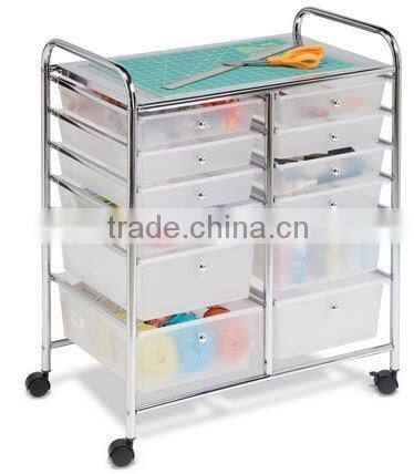 2015 new fashional 3 tiers fabric drawer storage rack