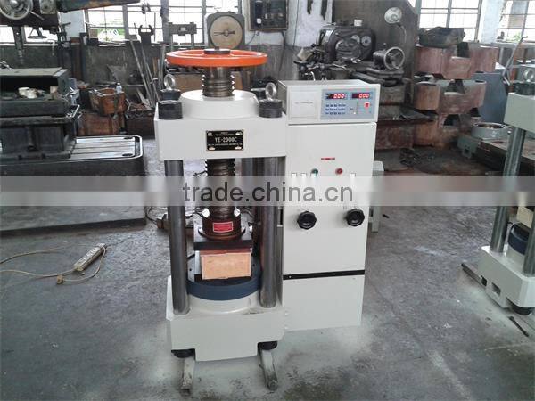 YAW-2000 computer control concrete compression testing machine