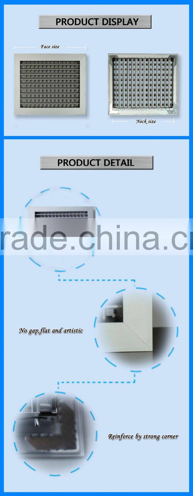 Adjustable HVAC Electric Plate Ceiling Diffuser