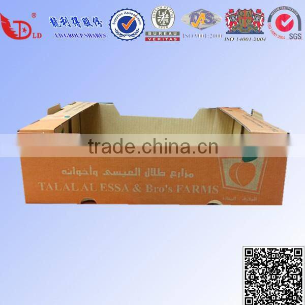 Waterproof Cardboard Box for Fresh Fruits Packing Carton Box