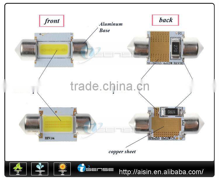 1.50" 36mm festoon lamp replacement for halogen 6411 6418 6413 6423 6451 6461 6475 6476 6486X 7456 DE3425