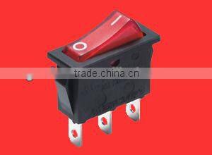 Lighted red led on off rocker switch