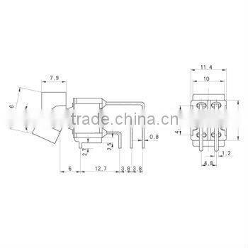 Mini rocker Toggle Switch &Mini rocker and lever handle toggle switch