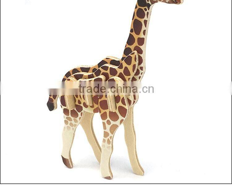 Various Sizes 3d puzzle wooden toy