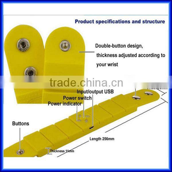 Novelty curved Wrist power bank/Wrist power bank/ curved Wrist power bank